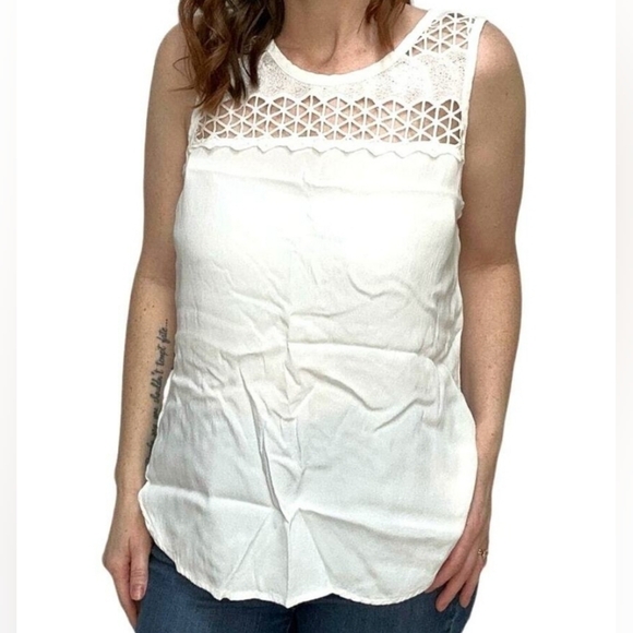 ASTR the Label white silk tunic top size XS - Picture 2 of 11